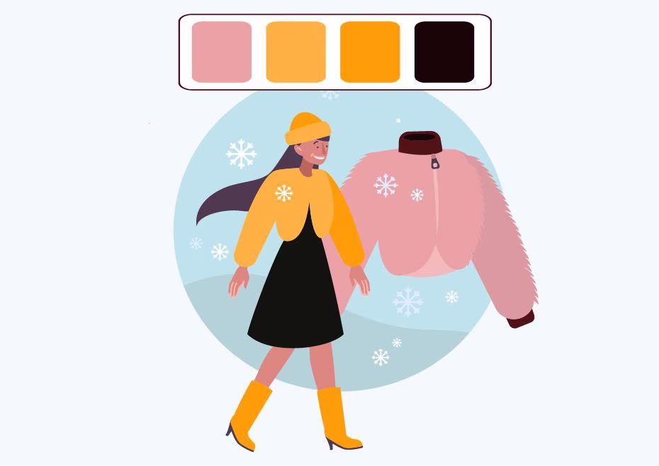 لباس زمستونی و رنگ درمانی: چطور رنگ‌ها حس سرما رو کم می‌کنن