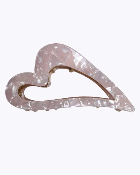 کلیپس مو زنانه طرح قلب فانتزی