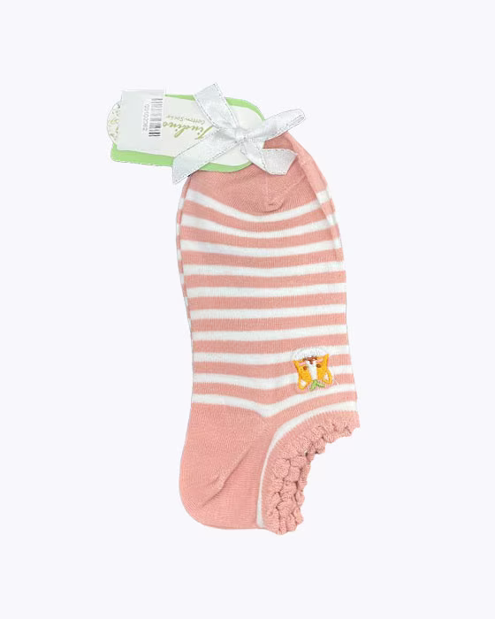 جوراب مچی طرح راه راه زنانه novin socks