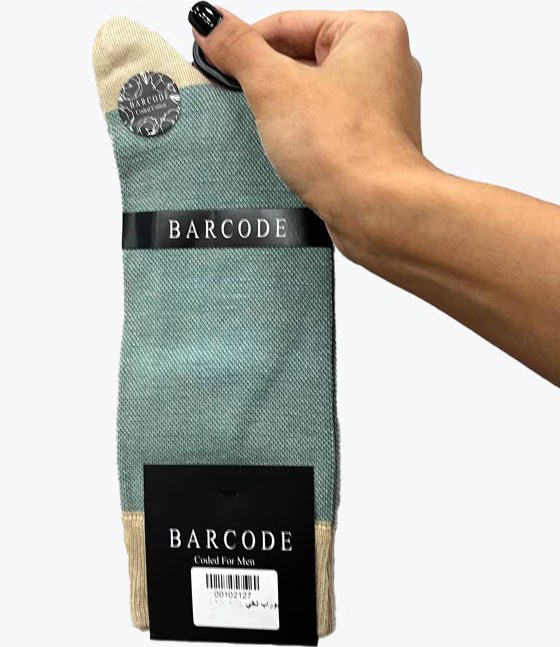 جوراب کلاسیک حصیری مردانه BARCODE