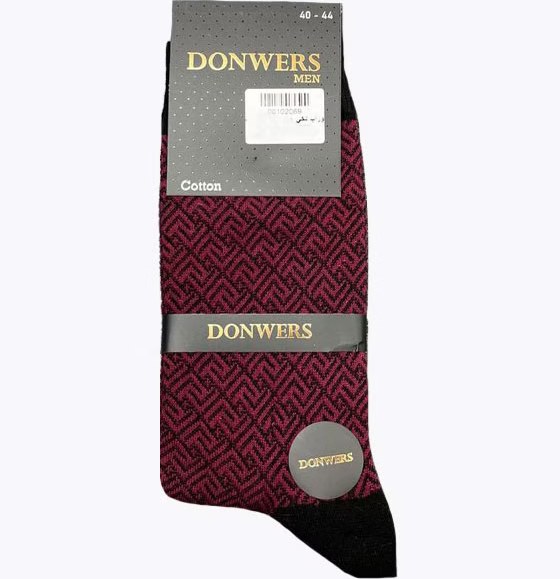 جوراب طرحدار حصیری مردانه DONWERS