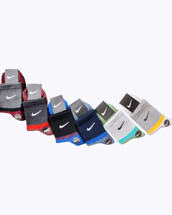جوراب پسرانه نیم ساق طرح nike