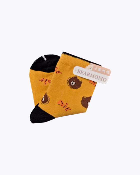 پک جوراب پسرانه نخی BEAR MOMO
