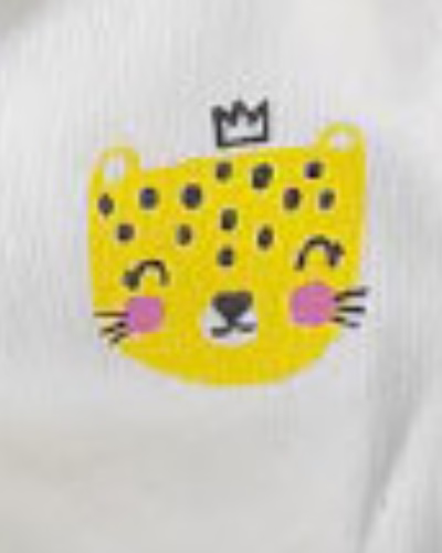 سفید طرح ببر