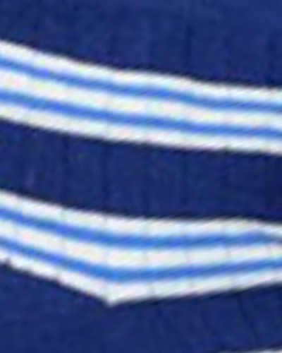 راه راه سفید وسط آبی رنگ سرمه ای